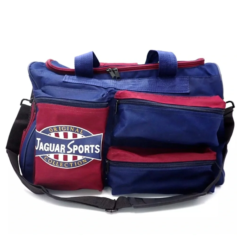 Jaguar Sports Original Collection Duffle Gym Bag Sports Pockets Canvas
